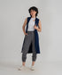 Women's Sleeveless Cardigan
