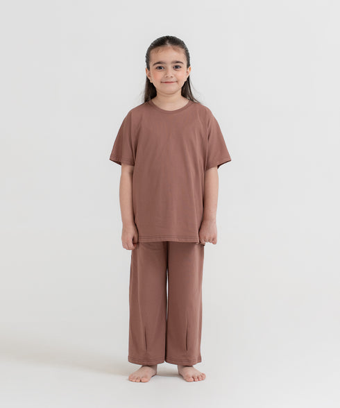 Girls' Pleated Hem Pants