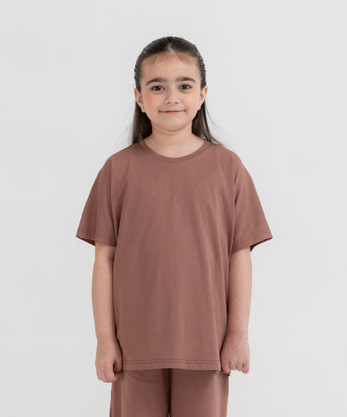 Girls' Cap Sleeves Relaxed Tee