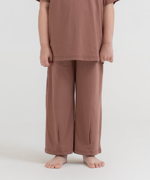 Girls' Pleated Hem Pants