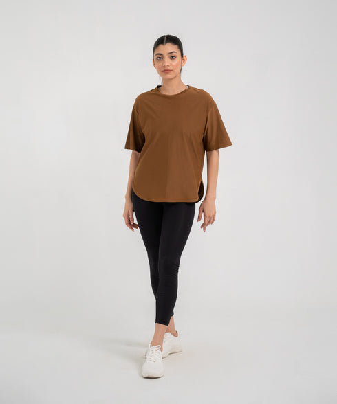 Women's B-Fit Oversized Round Hem Tee