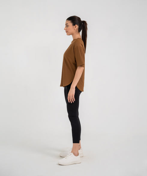 Women's B-Fit Oversized Round Hem Tee