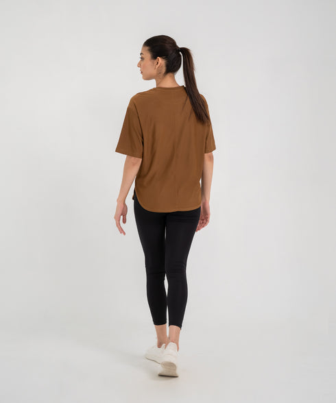 Women's B-Fit Oversized Round Hem Tee