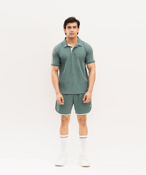 Men's Contrast Tape Polo