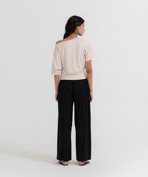 Women's Asymmetrical Neckline Top