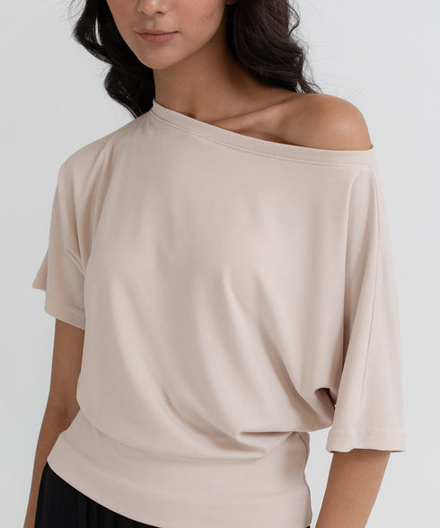 Women's Asymmetrical Neckline Top