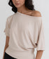 Women's Asymmetrical Neckline Top