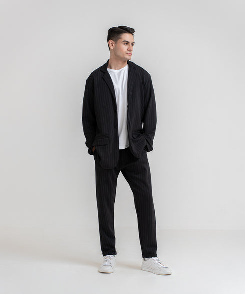 Men's LuxeStretch Pin Stripe Blazer