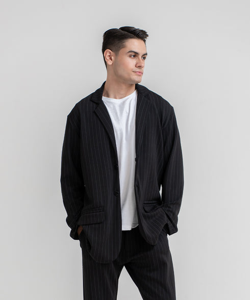 Men's LuxeStretch Pin Stripe Blazer