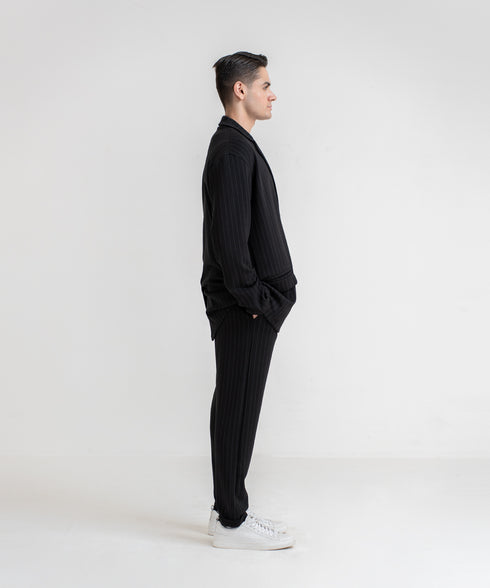 Men's LuxeStretch Pin Stripe Blazer