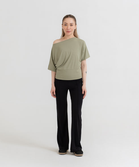 Women's Asymmetrical Neckline Top