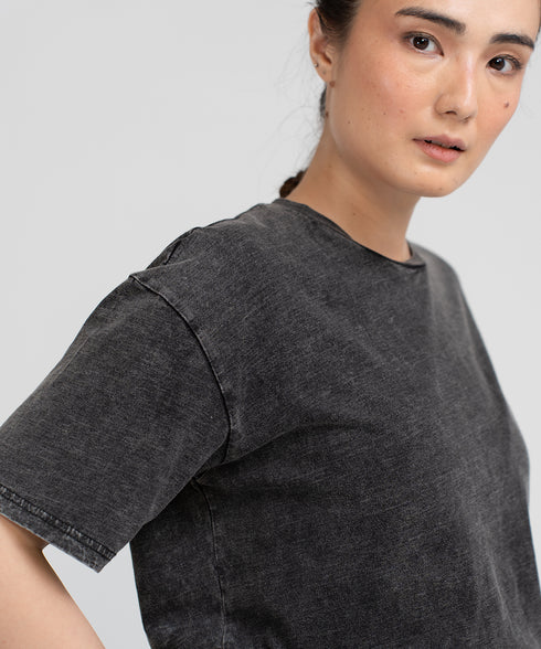 Women's Denim Cropped Tee