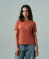 Women's Melange Raw Edges Tee
