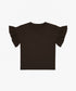 Girls' Ruffle Sleeve Cropped Tee