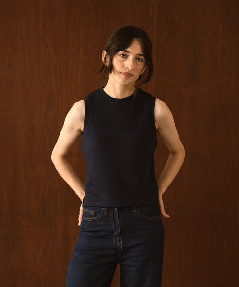 Women's LuxeStretch Cropped Tank Top