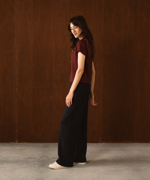 Women's LuxeStretch Pin Tucks Pants