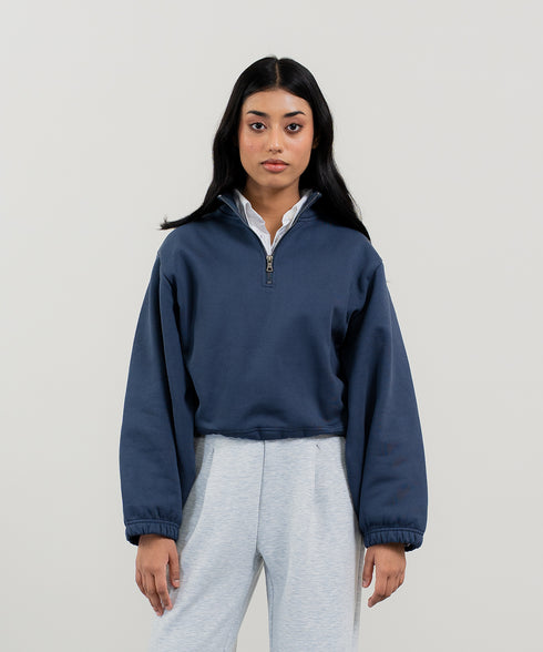 Women's Buffalo Fleece Half Zip Sweatshirt