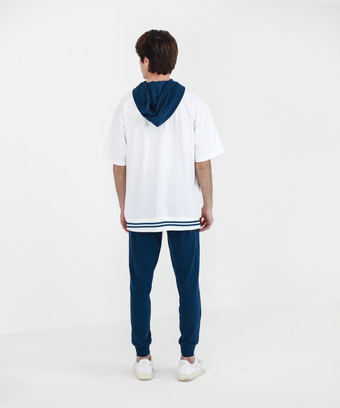 Men's Contrast Hood Tee