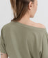 Women's Asymmetrical Neckline Top