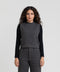 Women's Brushed Spacer Cropped Vest