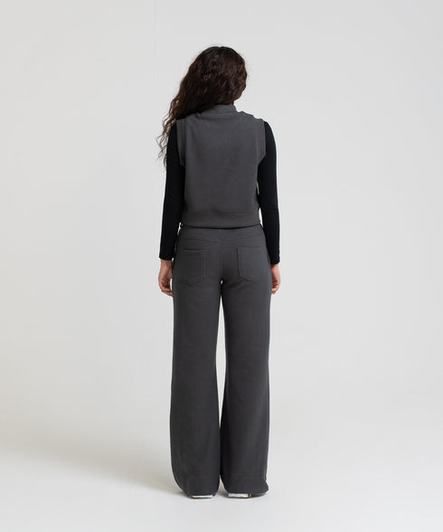 Women's Brushed Spacer Cropped Vest