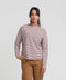 Women's Striped Boat Neck Sweatshirt
