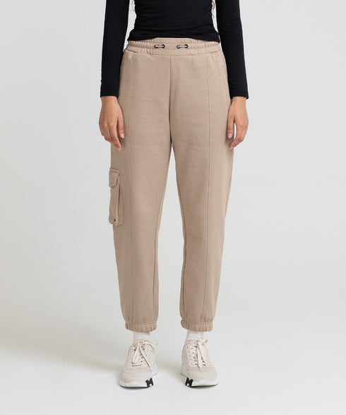 Women's Fleece Cargo Joggers