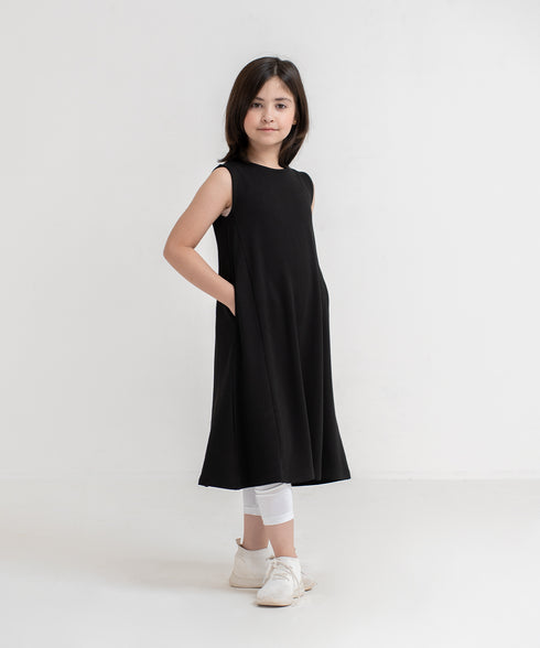 Girls' Modal Sleeveless Dress