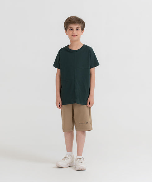 Boys' Panel Block Tee