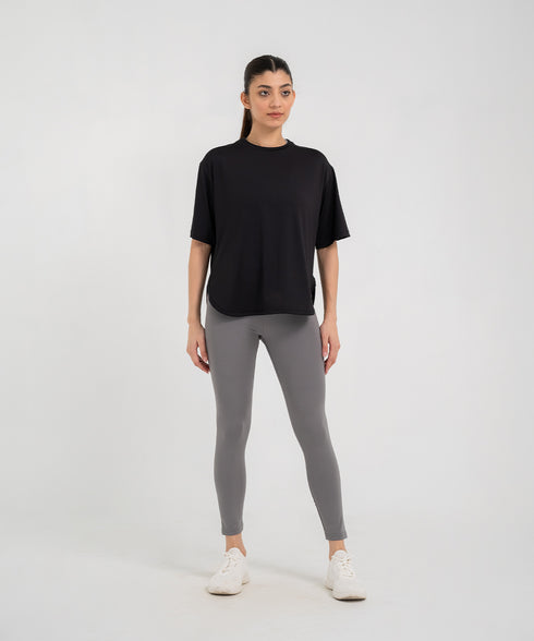 Women's B-Fit Oversized Round Hem Tee