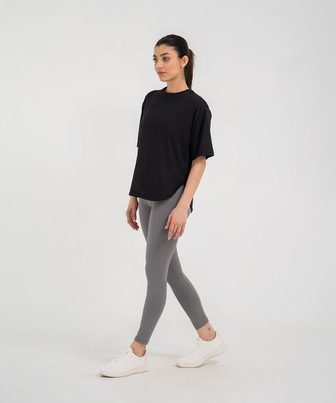 Women's B-Fit Oversized Round Hem Tee