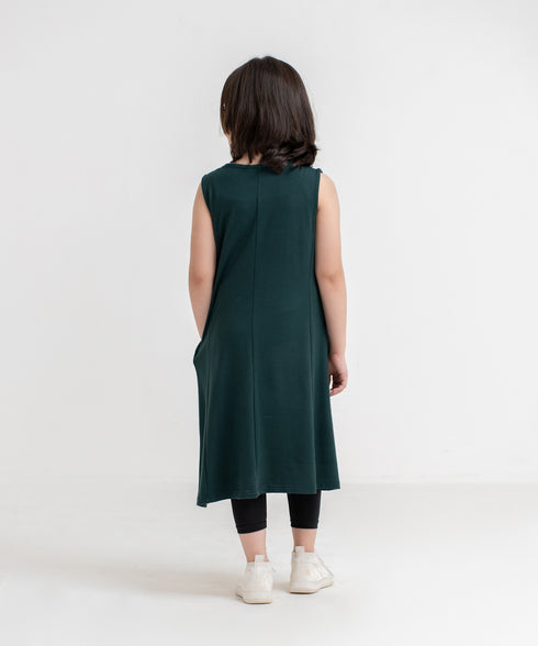Girls' Modal Sleeveless Dress