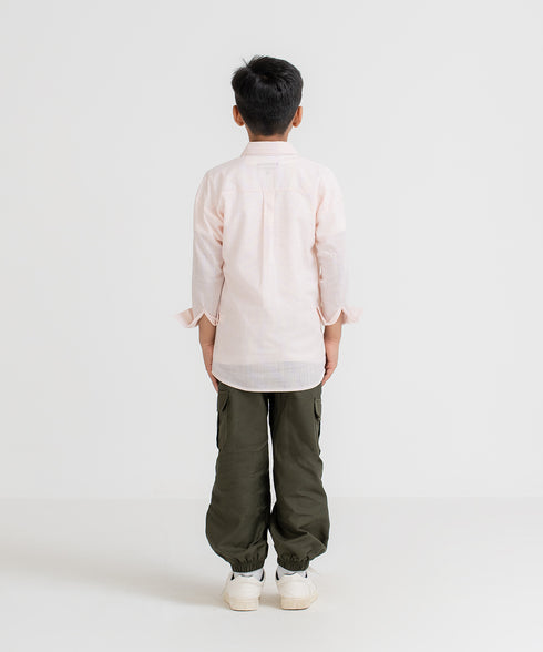 Kids' Striped Button Down Shirt