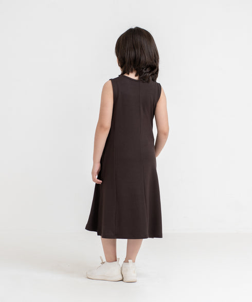 Girls' Modal Sleeveless Dress