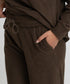 Women's Brushed Fleece Straight Pants