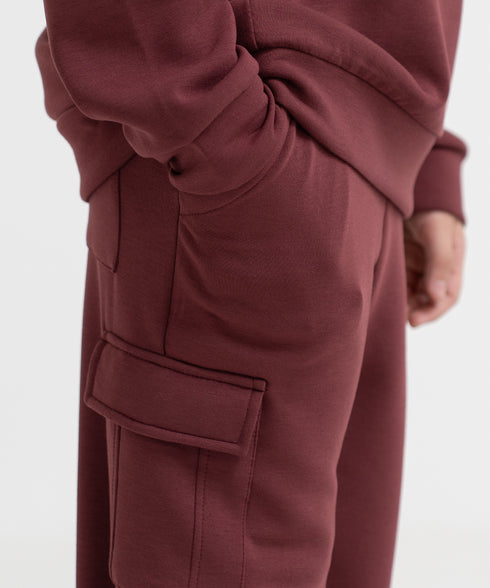 Kids' LuxeStretch Half Zip Sweatshirt