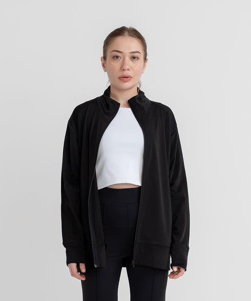 Women's B-Fit Panel Mock neck