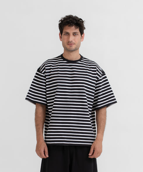 Men's Striped Oversized Tee