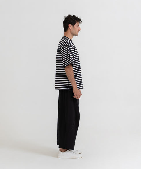 Men's Striped Oversized Tee
