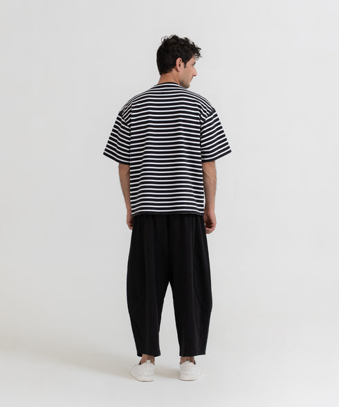 Men's Striped Oversized Tee