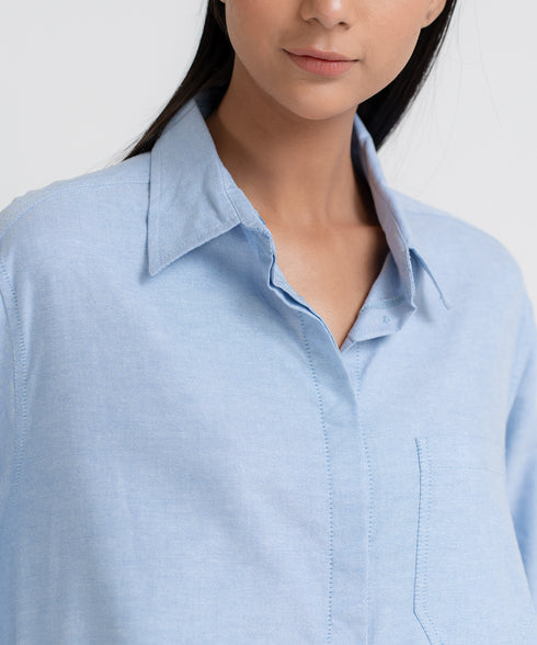 Women's Pocket Shirt Dress