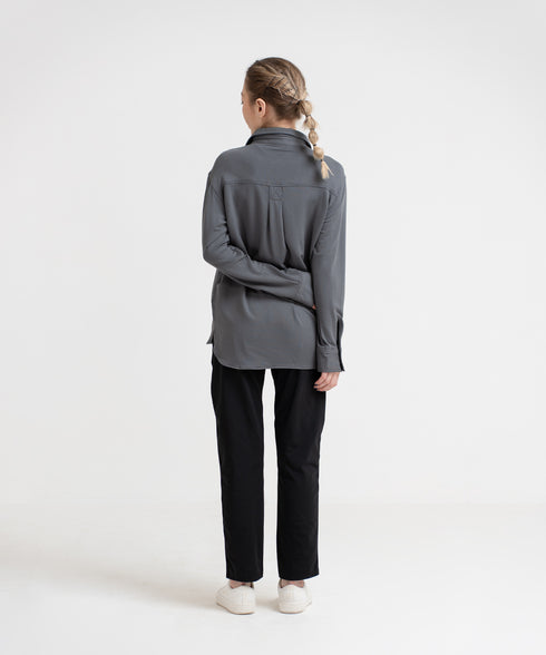 Women's Modal Button Down Shirt