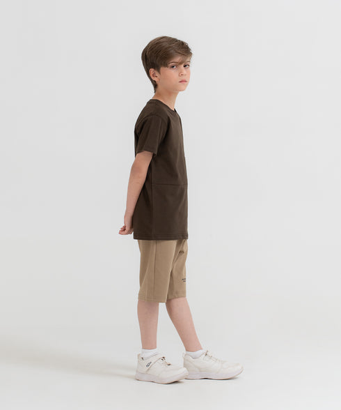 Boys' Panel Block Tee