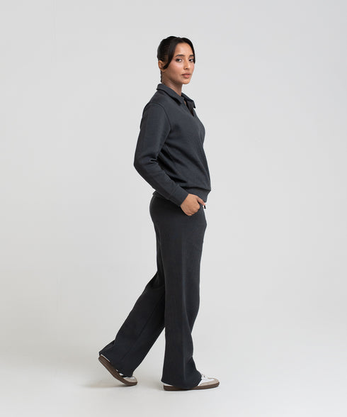 Women's Rib Collar Set