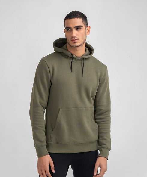 Men's Basic Pullover Hoodie