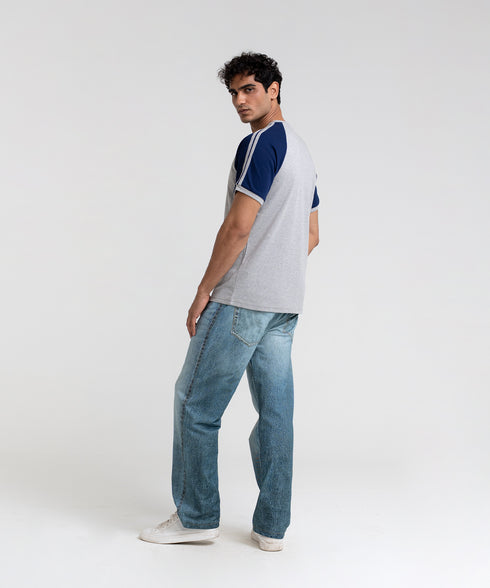 Men's Raglan Stripe Tee