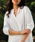 Women's Band Collar Tunic