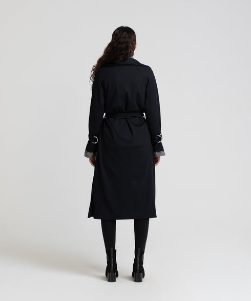 Women's Rib Trench Coat
