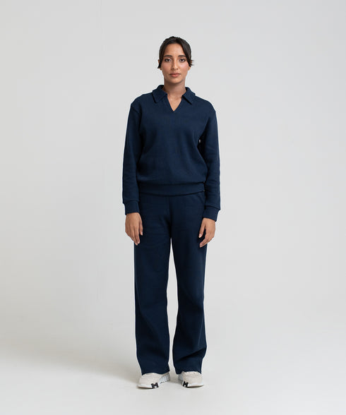 Women's Rib Collar Set