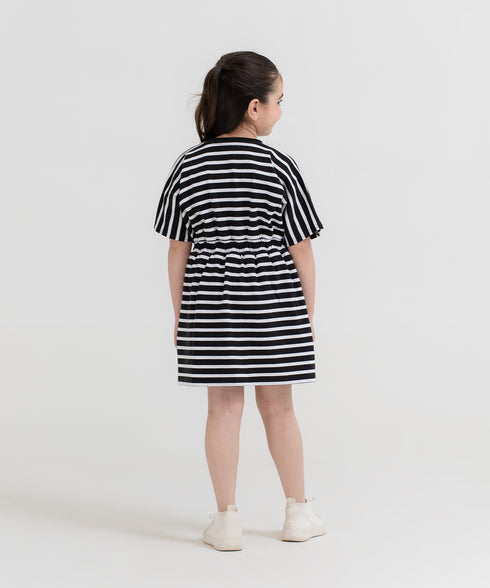 Girls' Striped Dress
